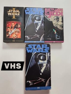 Vintage STAR WARS collection VHS trilogy set George Lucas